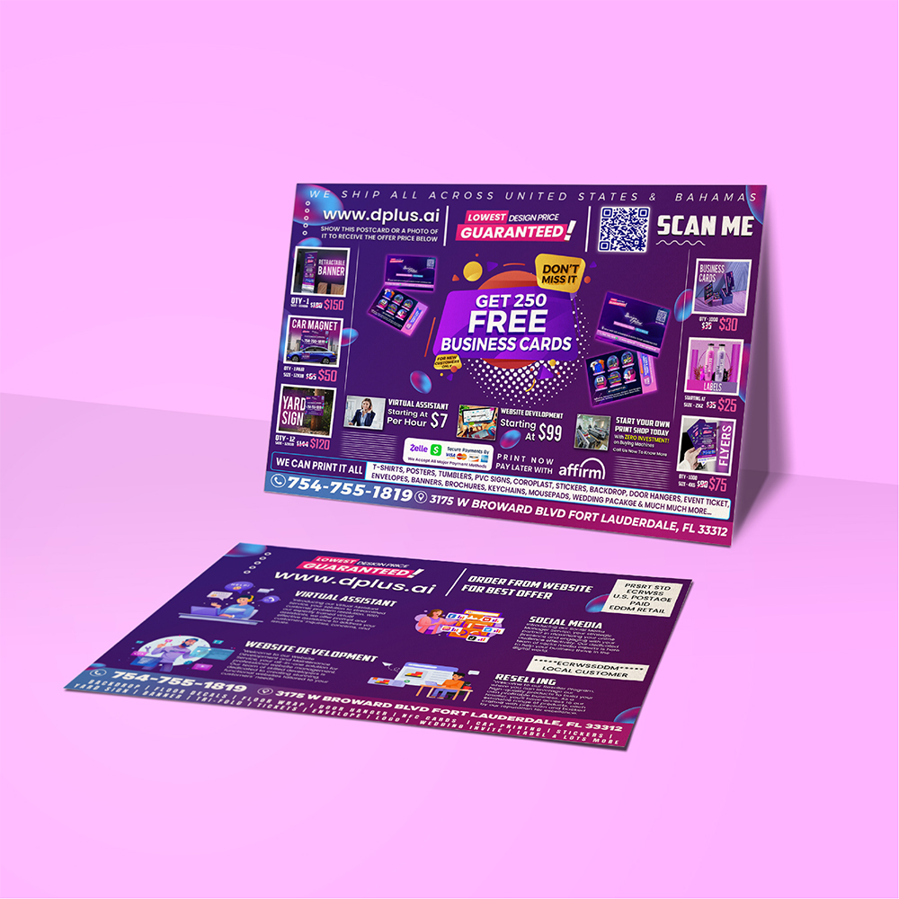 EDDM postcards Printing
