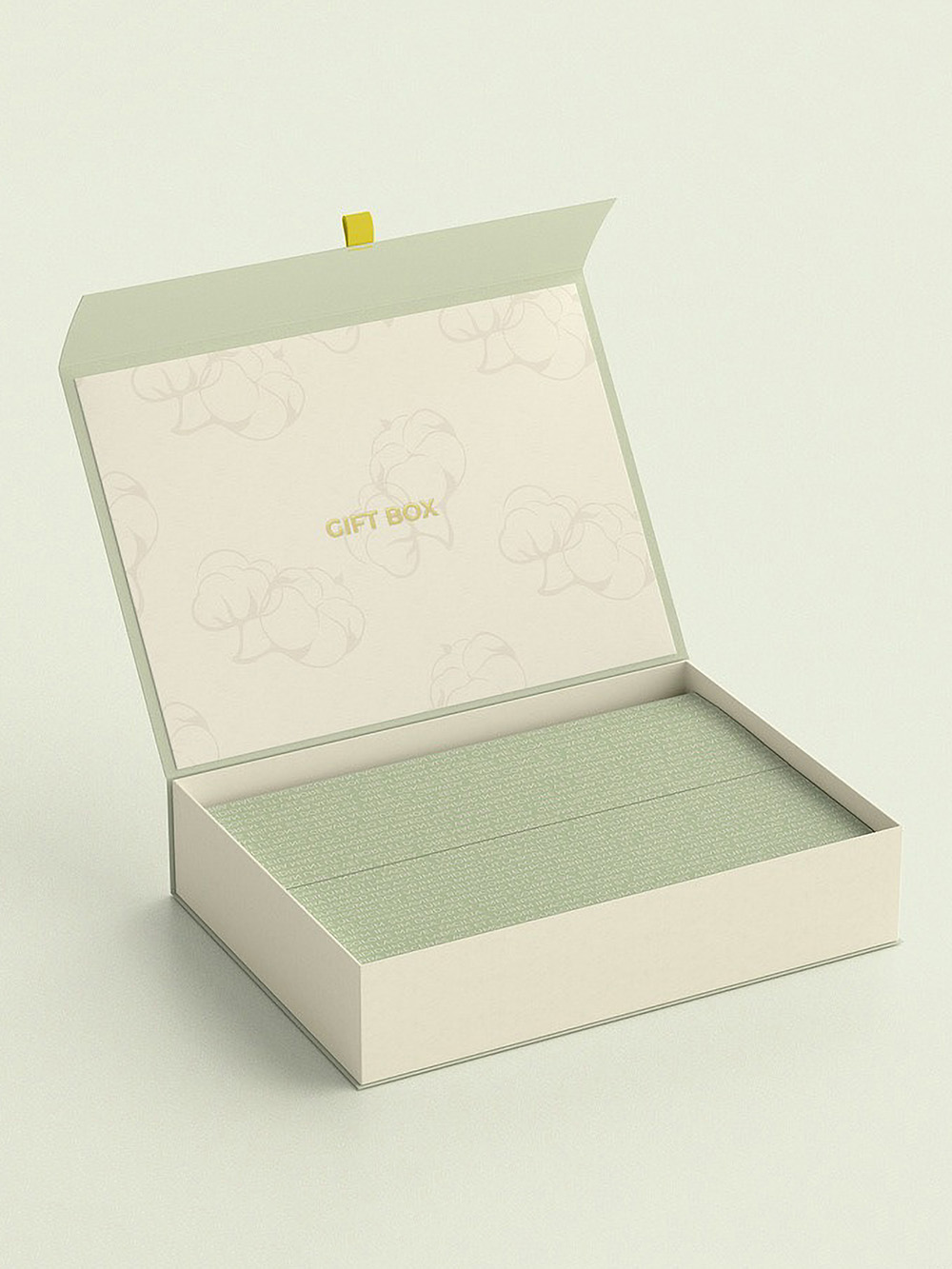 Premium Rigid Gift Box with Ribbon Tie