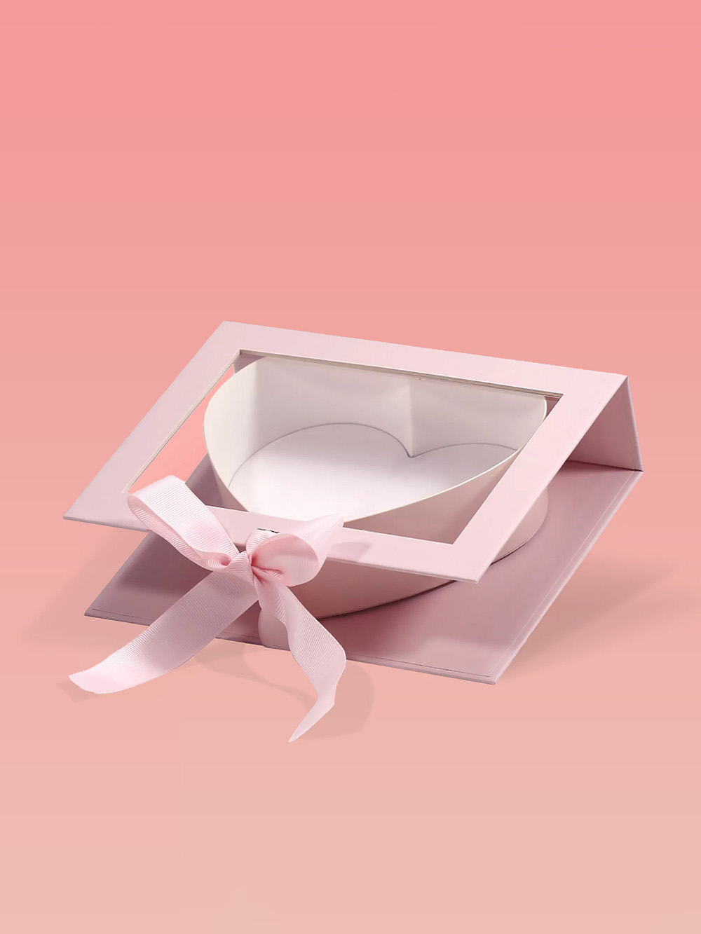 Luxury Ribbon Rigid Packaging Box with Bow