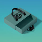 Ribbon Closure Rigid Box for Luxury Gift Packaging