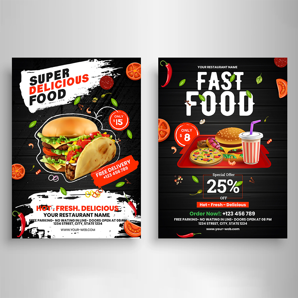 Flyers packaging at wholesale