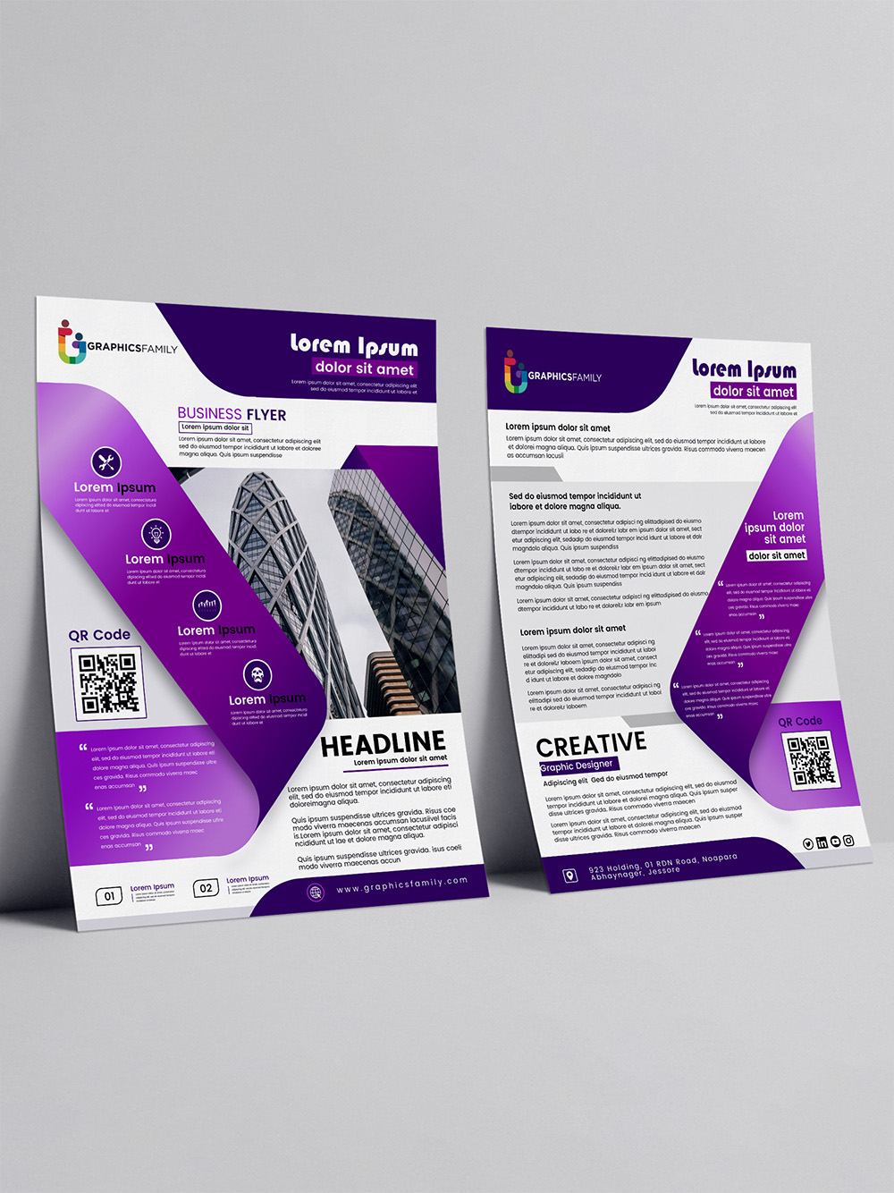 Flyers packaging at wholesale