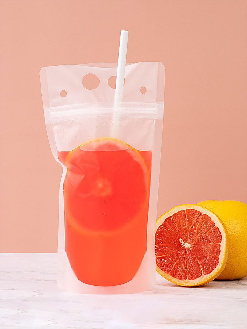 Frozen Alcoholic Drink Pouches Aluminum foil Stand Up Bags