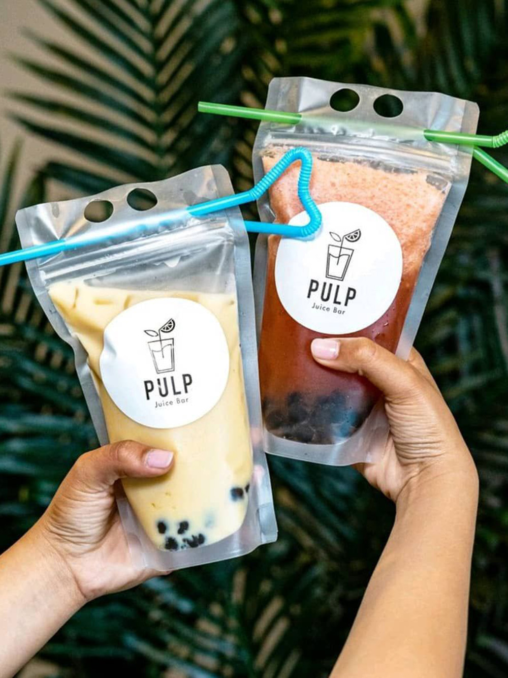Frozen Alcoholic Drink Pouches Aluminum foil Stand Up Bags