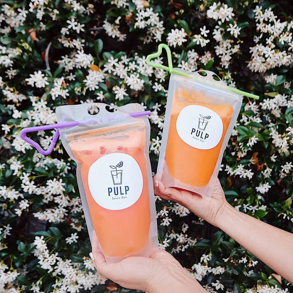 Frozen Alcoholic Drink Pouches Aluminum foil Stand Up Bags