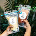 Frozen Alcoholic Drink Pouches Aluminum foil Stand Up Bags