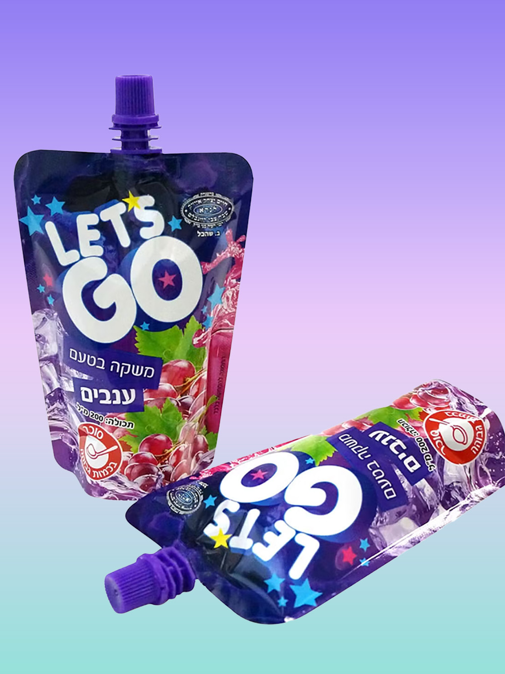 Frozen Alcoholic Drink Pouches Aluminum foil Stand Up Bags