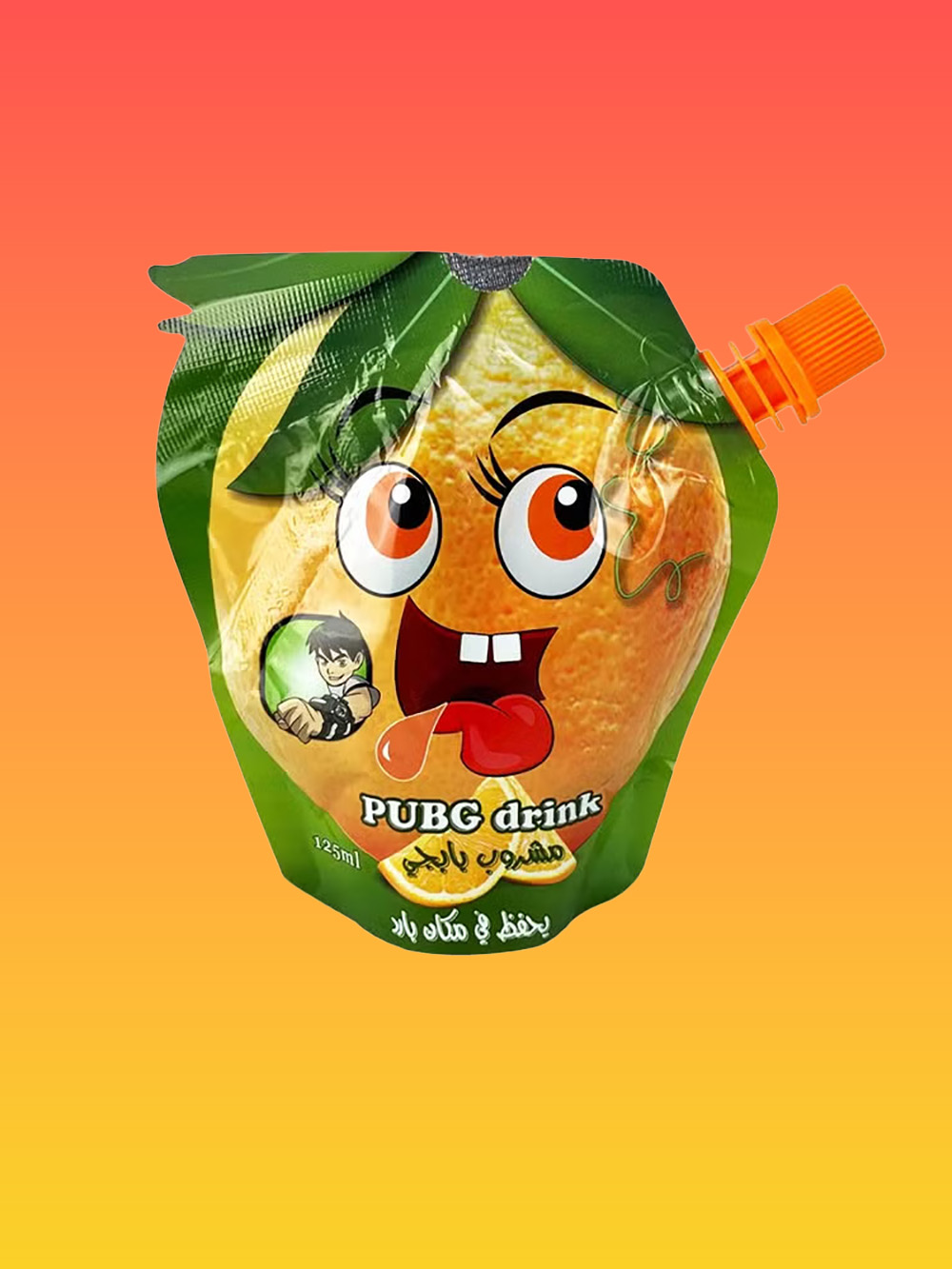 Frozen Alcoholic Drink Pouches Aluminum foil Stand Up Bags