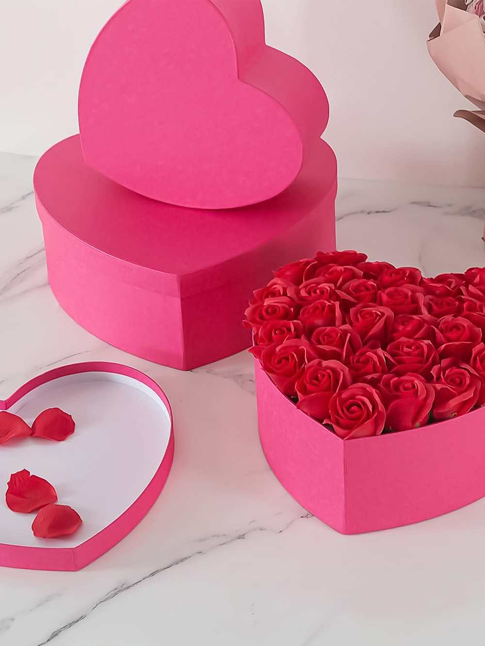 Premium Heart Shaped Rigid Box