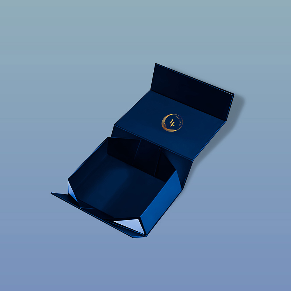 Custom Printed Flip Top Rigid Box for Gift Packaging