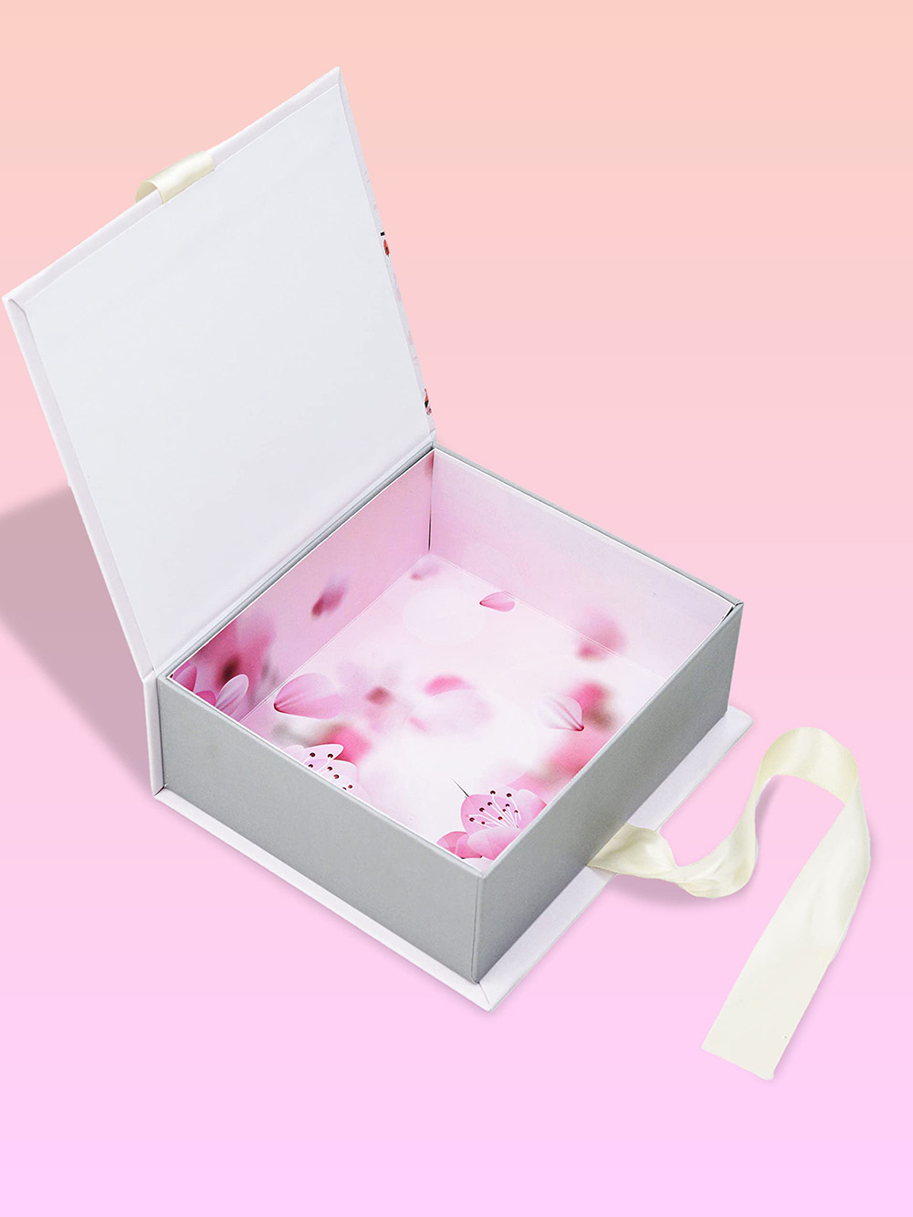 Custom Printed Flip Top Rigid Box for Gift Packaging