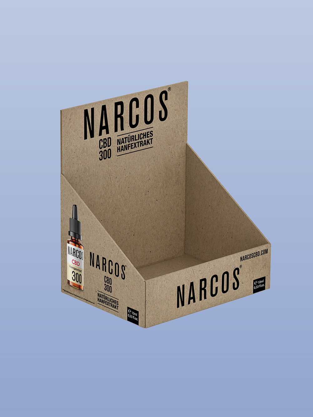 Durable retail boxes for cosmetics and small products