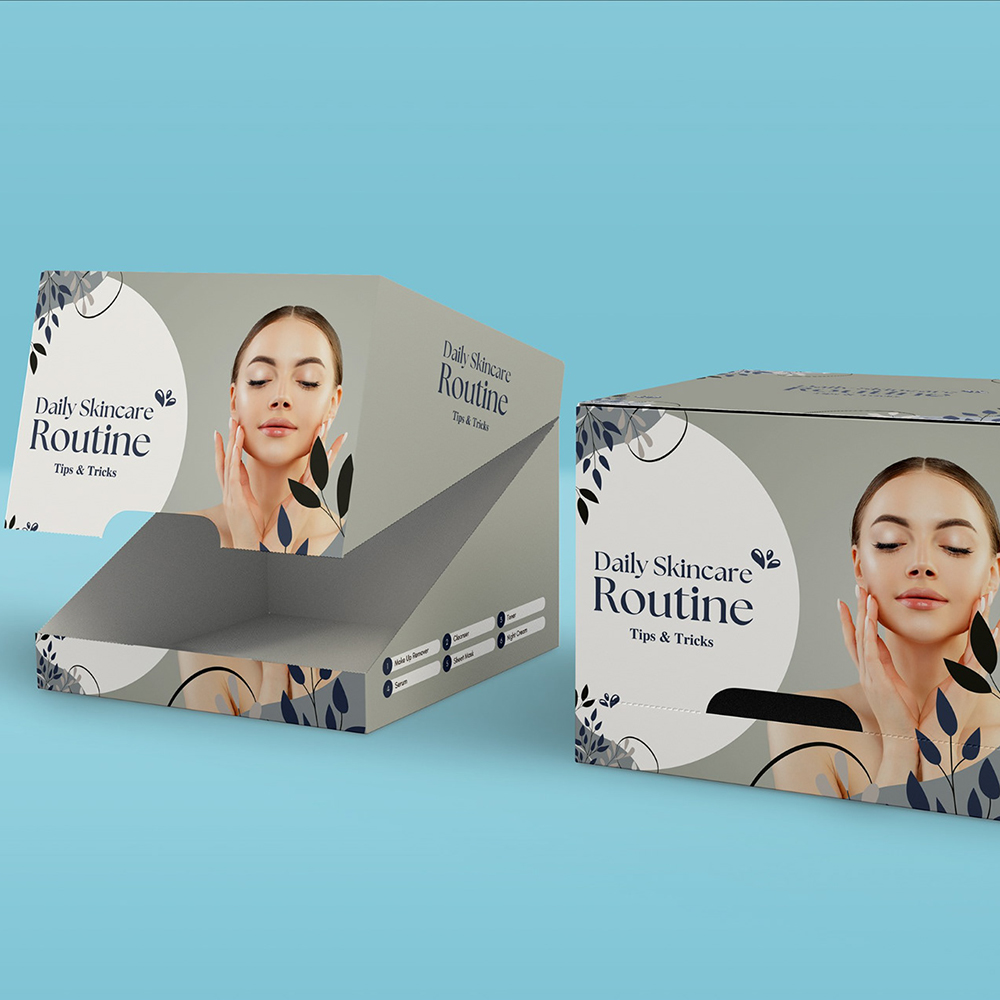 Stylish retail packaging boxes for store shelf display