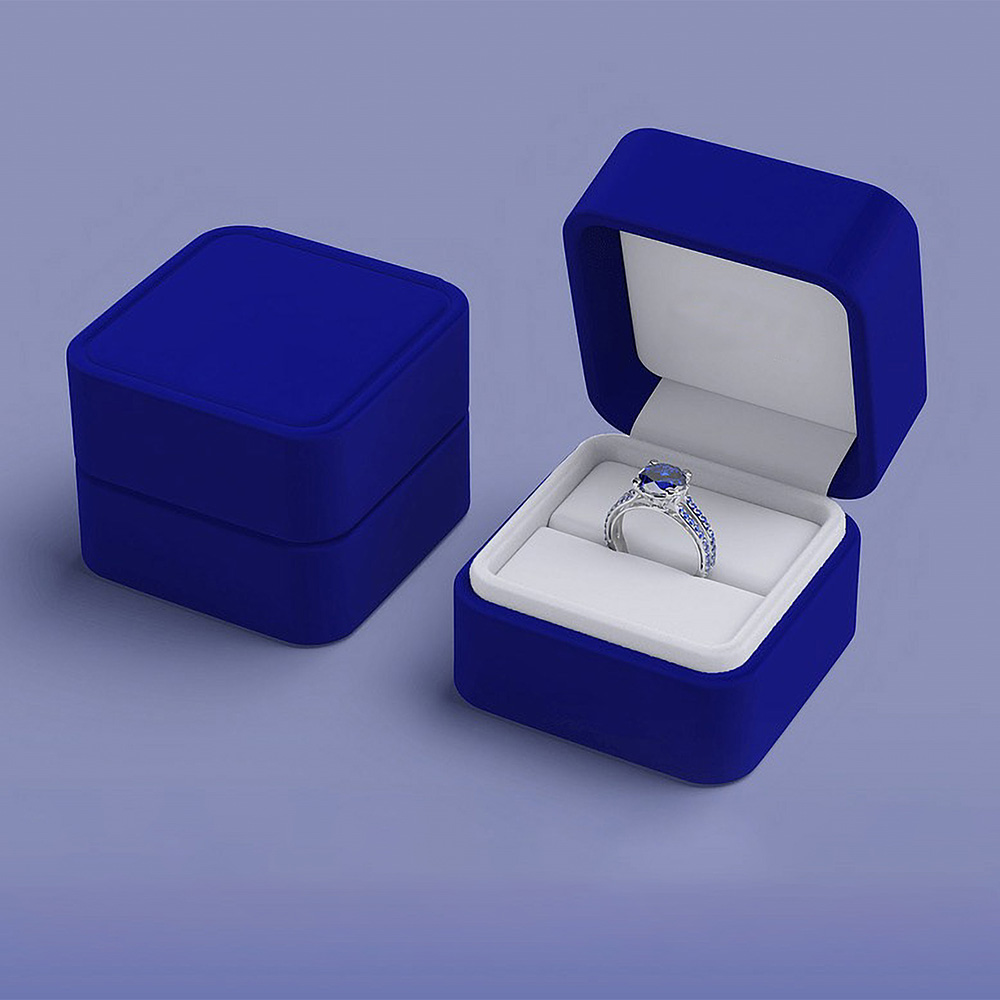 Stylish hinged rigid box for high-end retail packaging