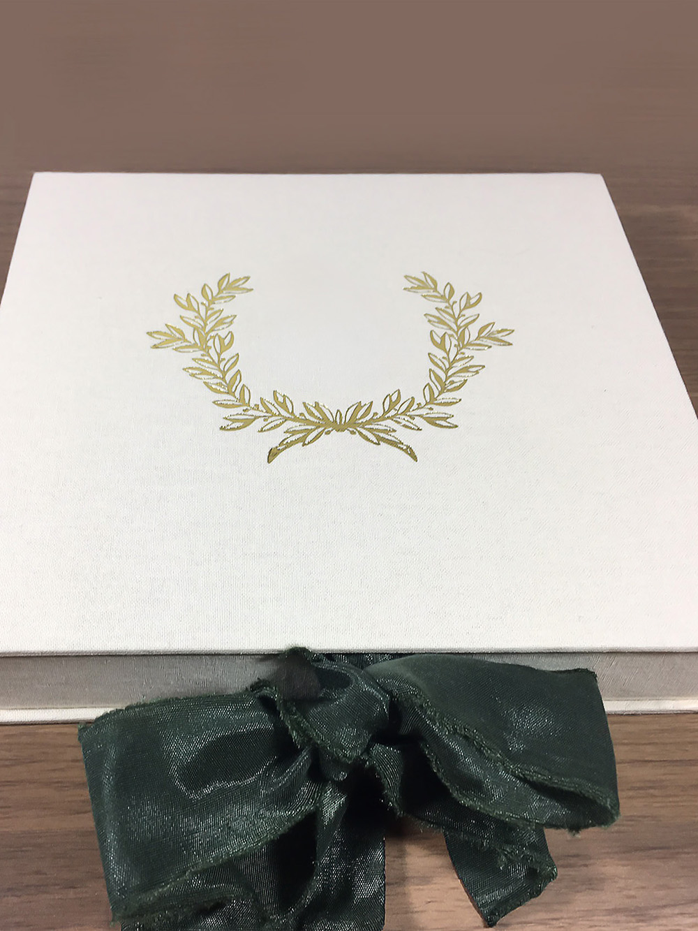 Premium rigid box designed for invitation cards packaging
