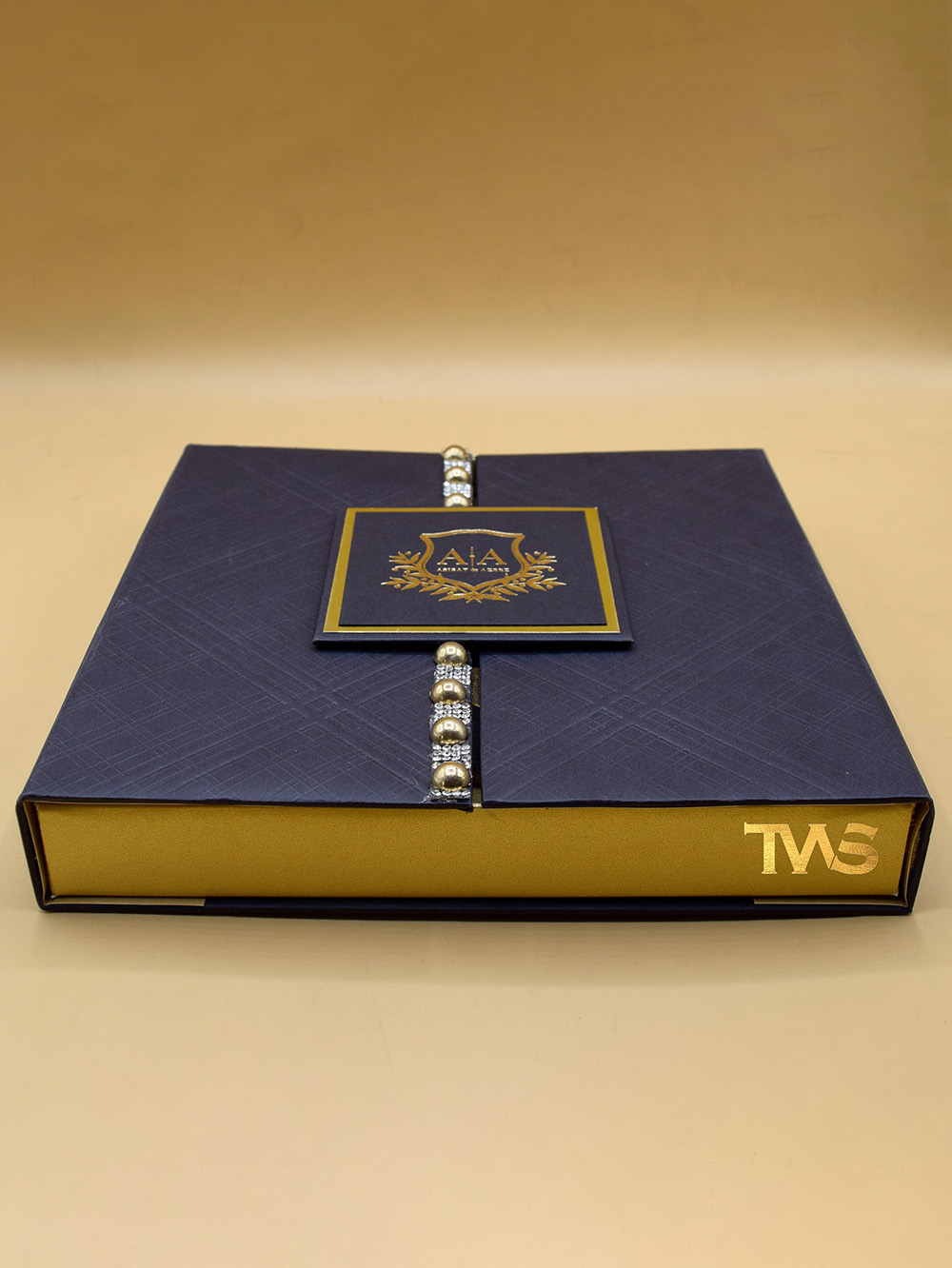 Premium rigid box designed for invitation cards packaging