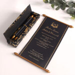 Luxury invitation rigid box for premium event packaging