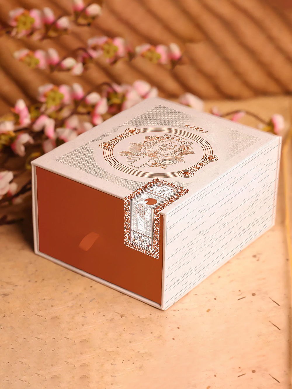 Premium rigid box designed for invitation cards packaging