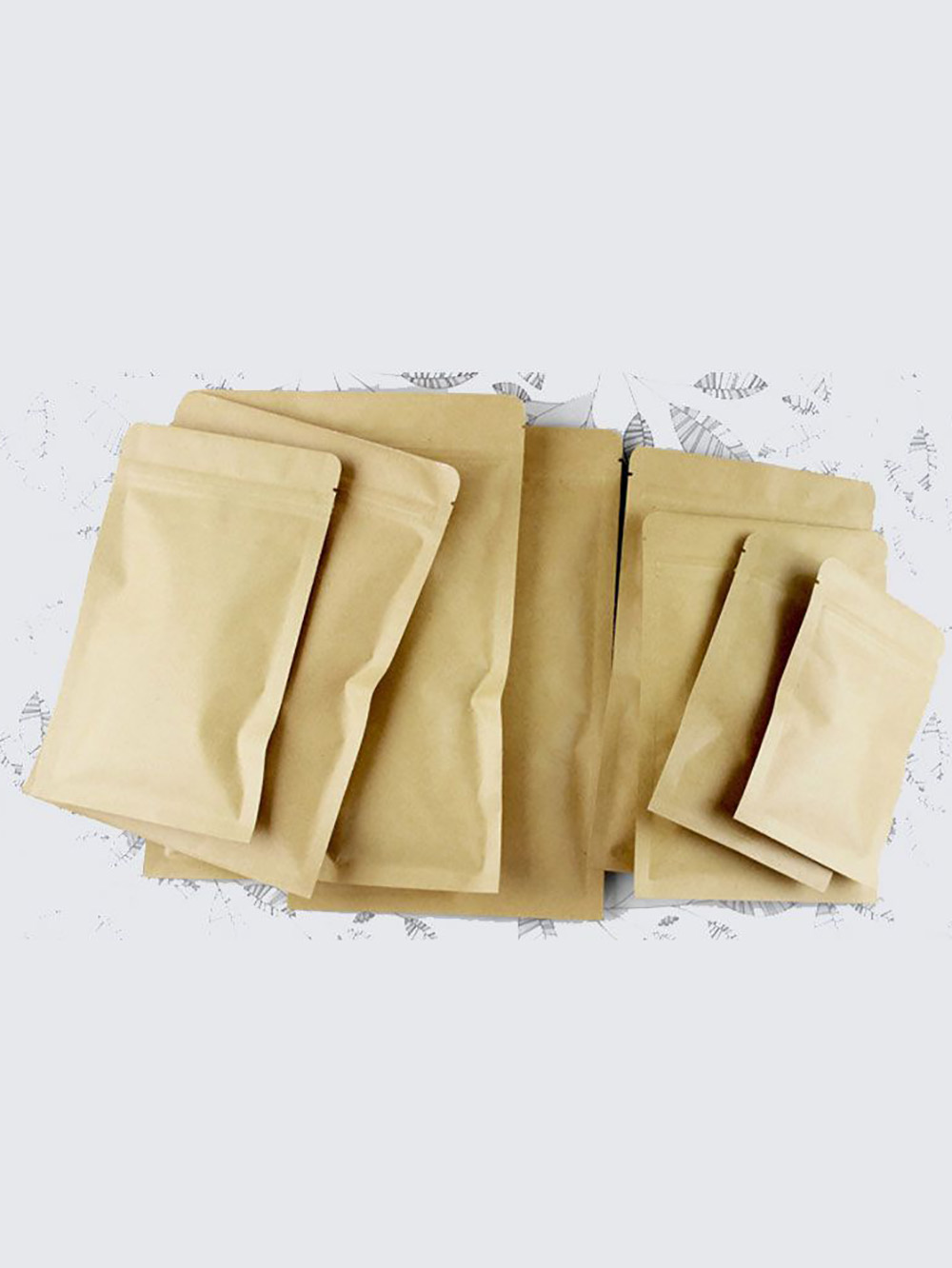 Kraft Box Bottom Coffee Bags