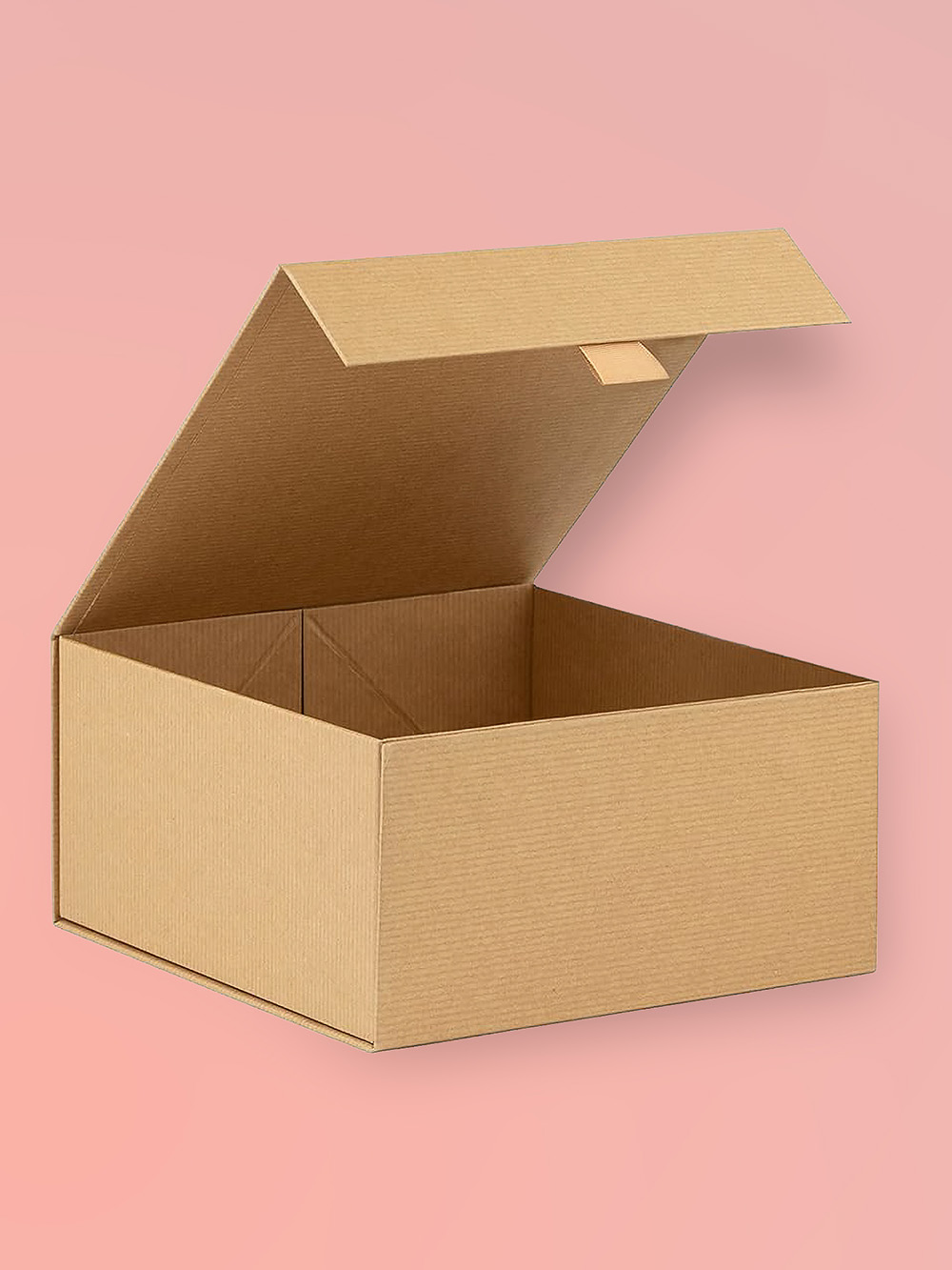 Eco-friendly kraft rigid box for sustainable brand packaging