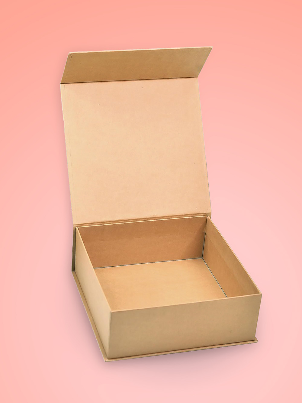 Eco-friendly kraft rigid box for sustainable brand packaging