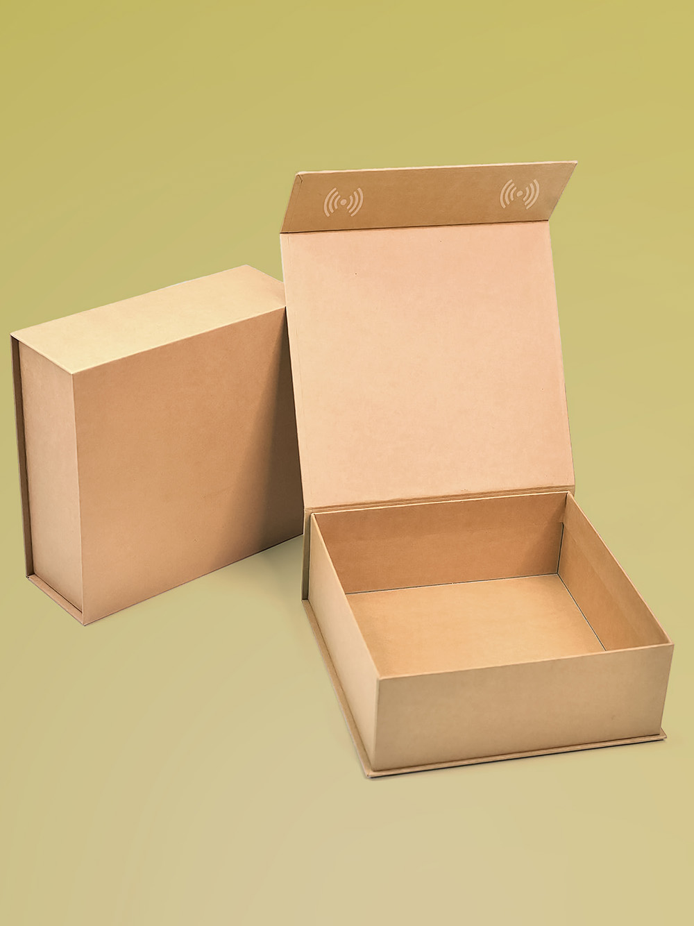 Eco-friendly kraft rigid box for sustainable brand packaging
