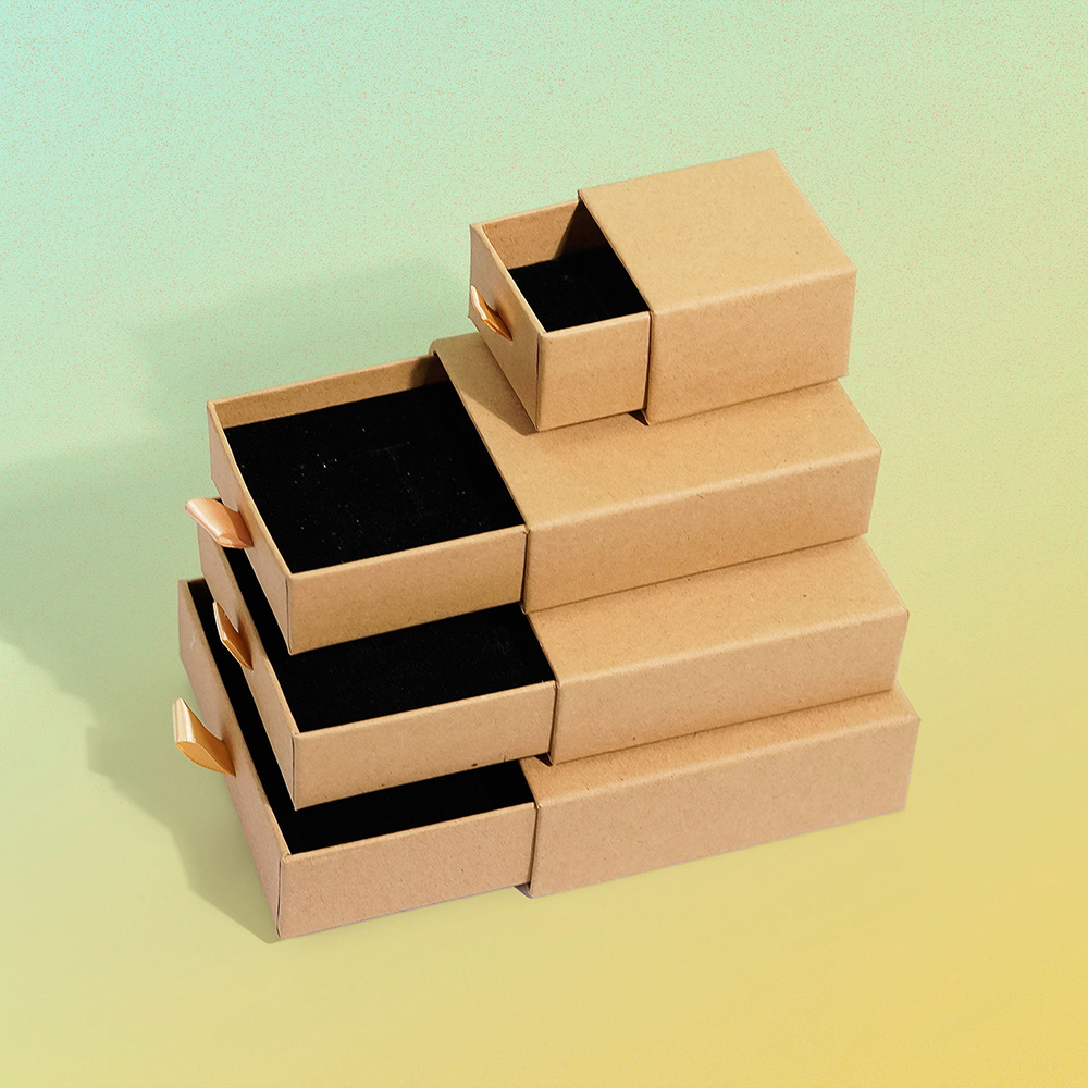 Custom kraft rigid box with durable and natural finish