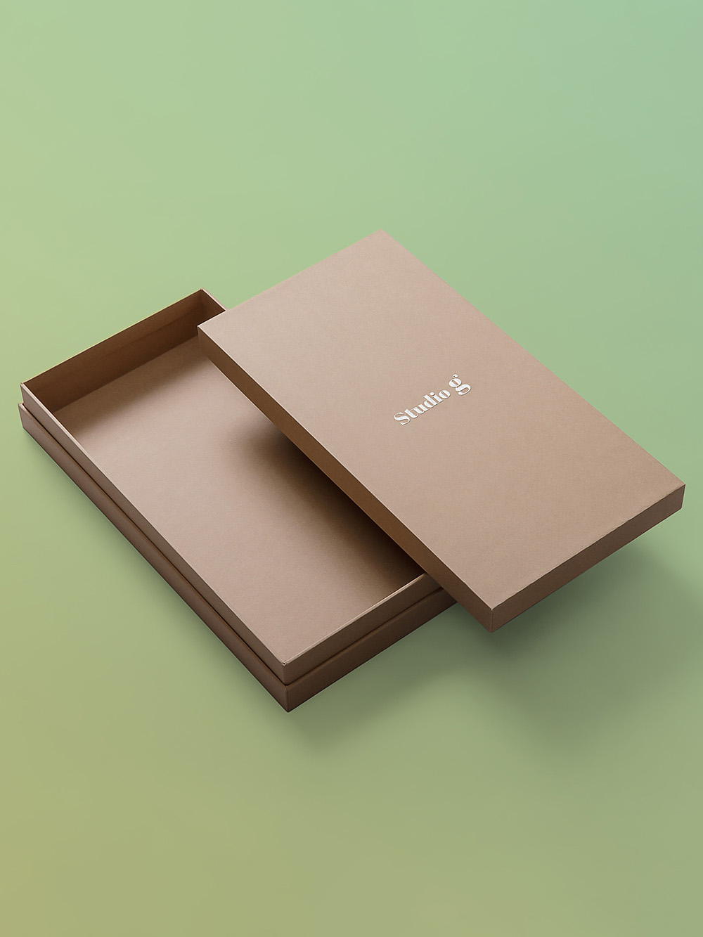 Eco-friendly kraft rigid box for sustainable brand packaging