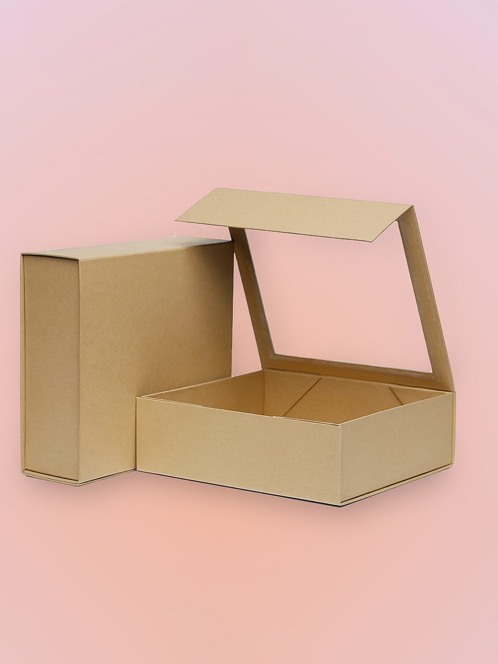 Eco-friendly kraft rigid box for sustainable brand packaging