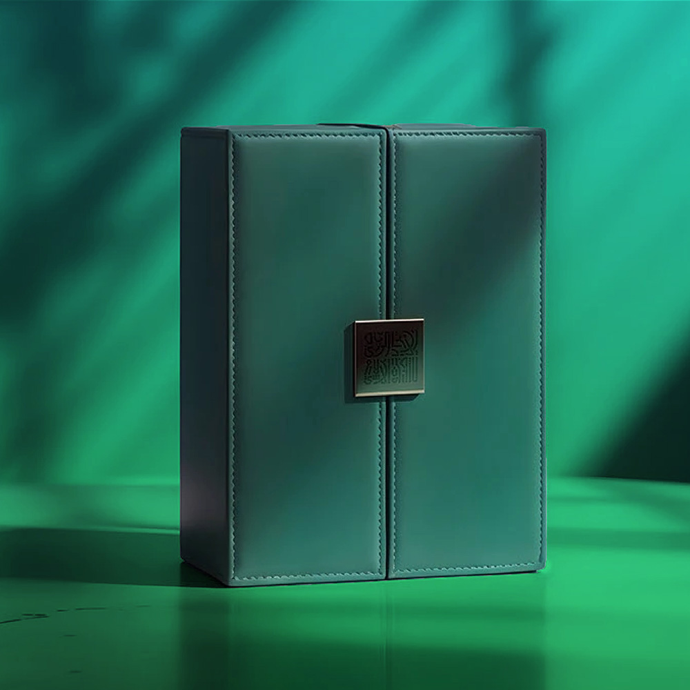 Luxury leather rigid box for premium product packaging