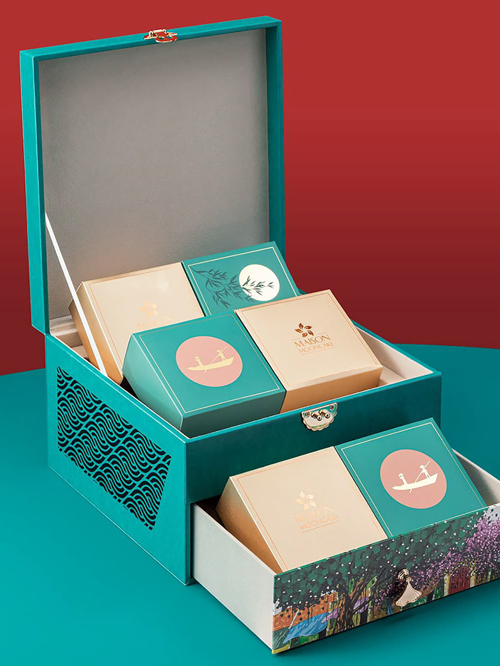 Stylish Luxury Rigid Packaging Box for Retail Products