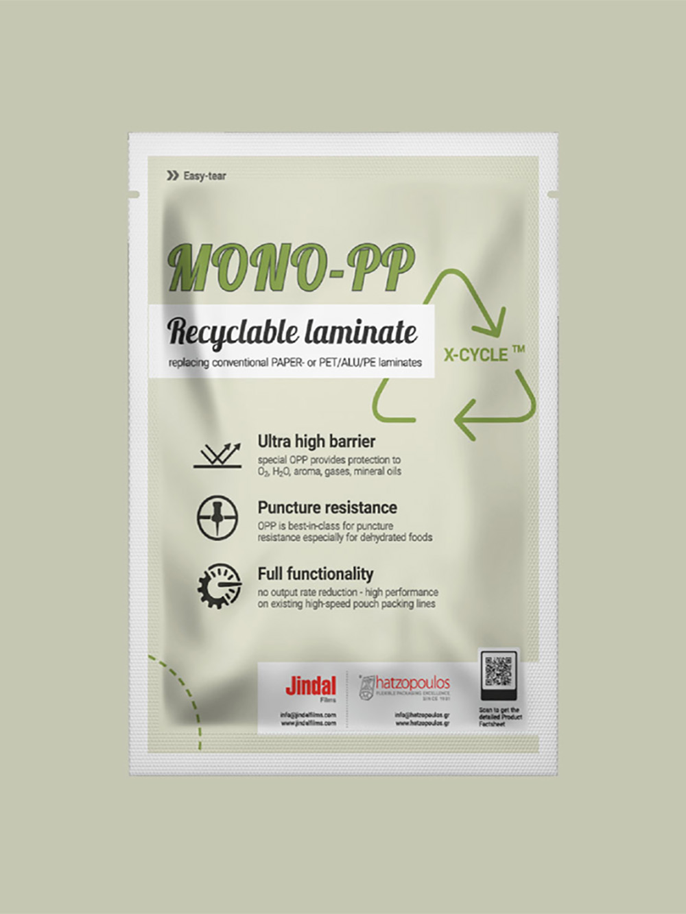 Monomaterial Recyclable Pouches