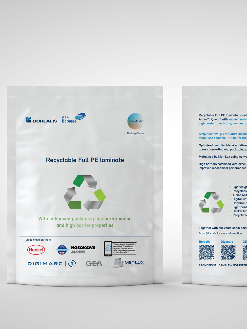 Monomaterial Recyclable Pouches