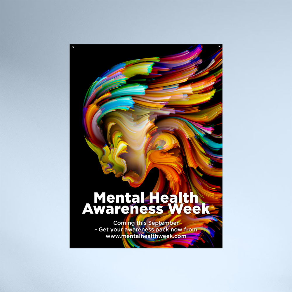 Large format posters for wall and retail display