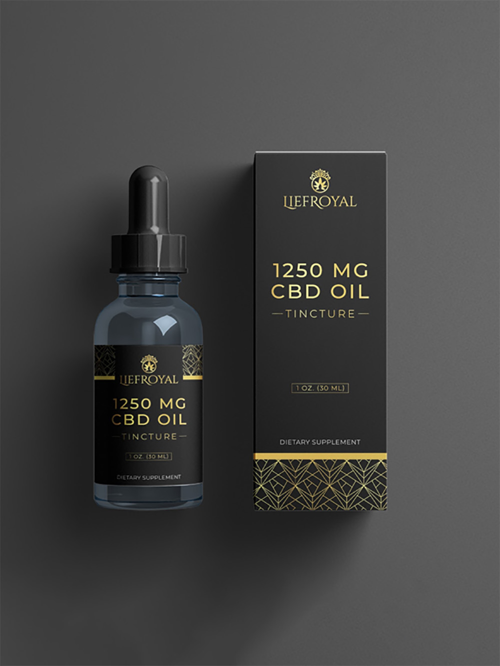 Creative Hemp Oil Packaging with Botanical Artwork