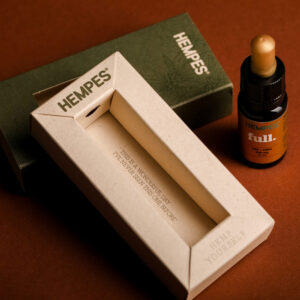 Modern Hemp Oil Dropper Bottle Boxes