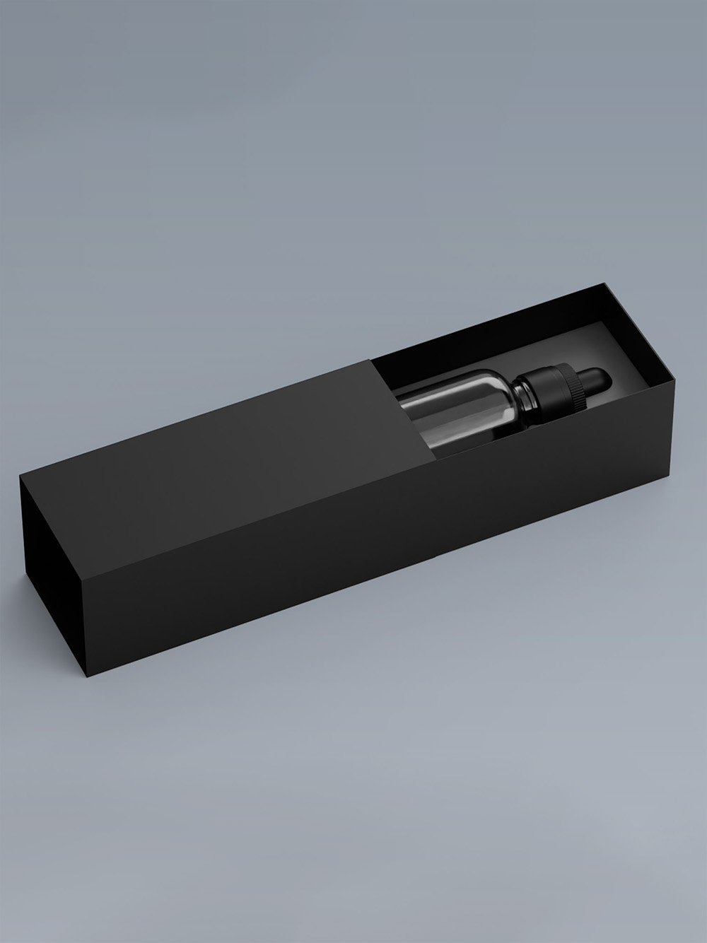 Modern Hemp Oil Dropper Bottle Boxes