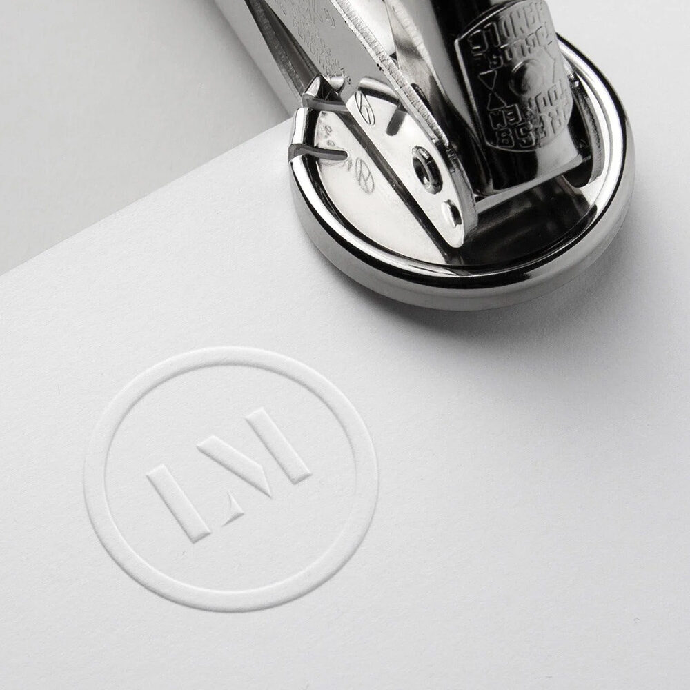 Premium Stamp Embossing with luxury finishes