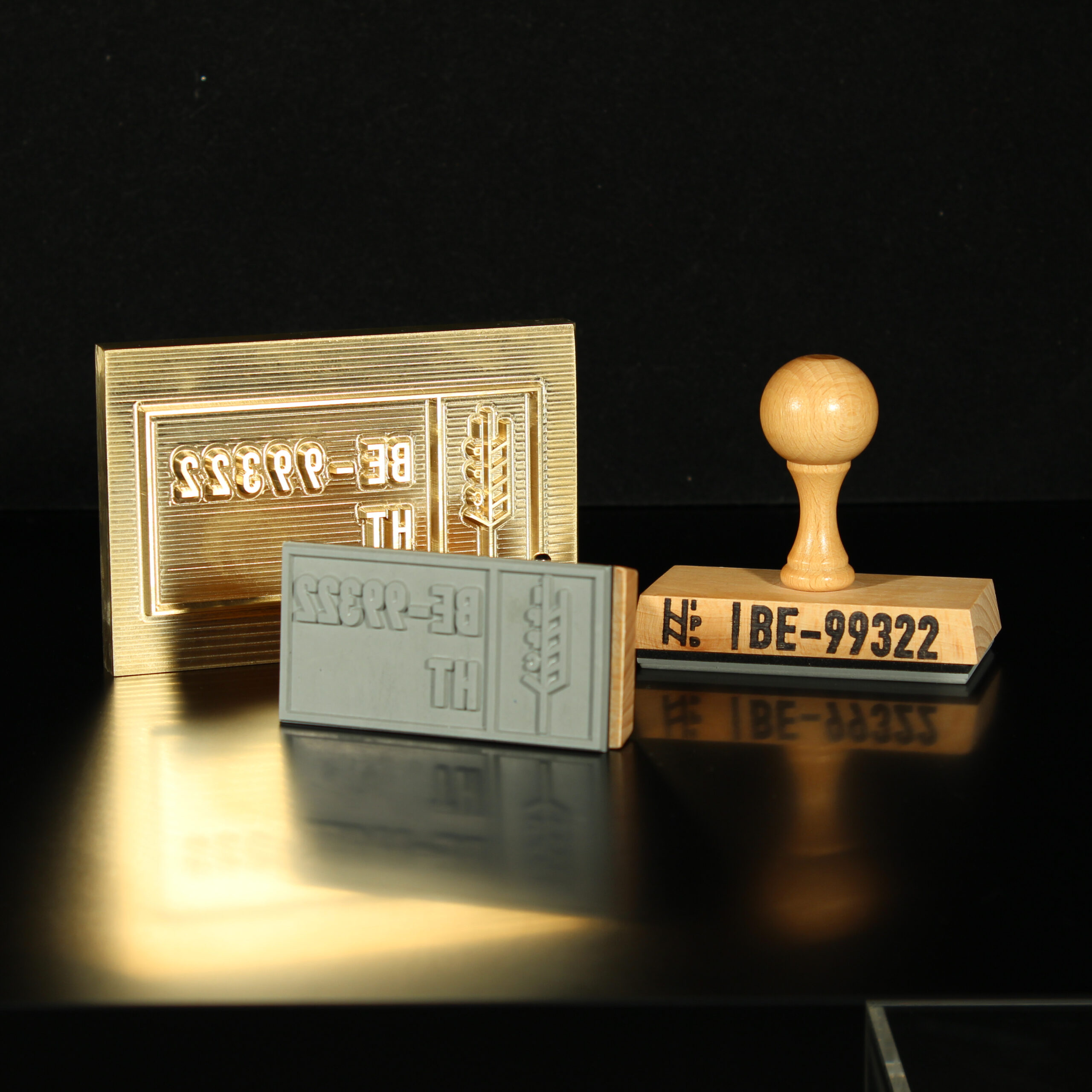 Premium Stamp Embossing with luxury finishes