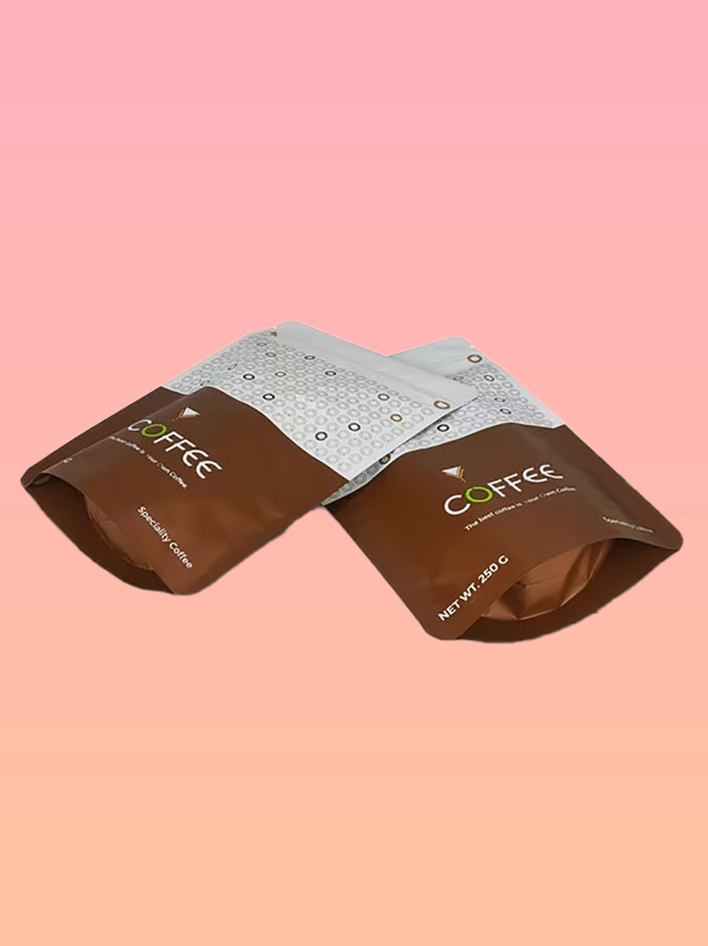 Premium coffee stand up zipper pouches with strong barrier