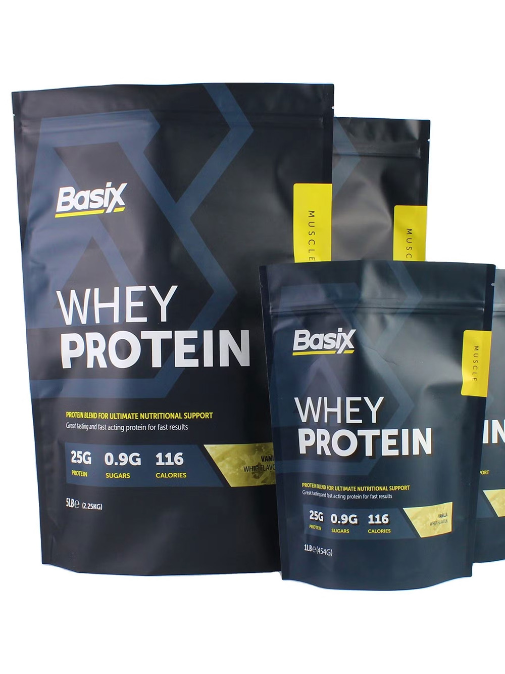 Protein Powder Stand Up Pouches