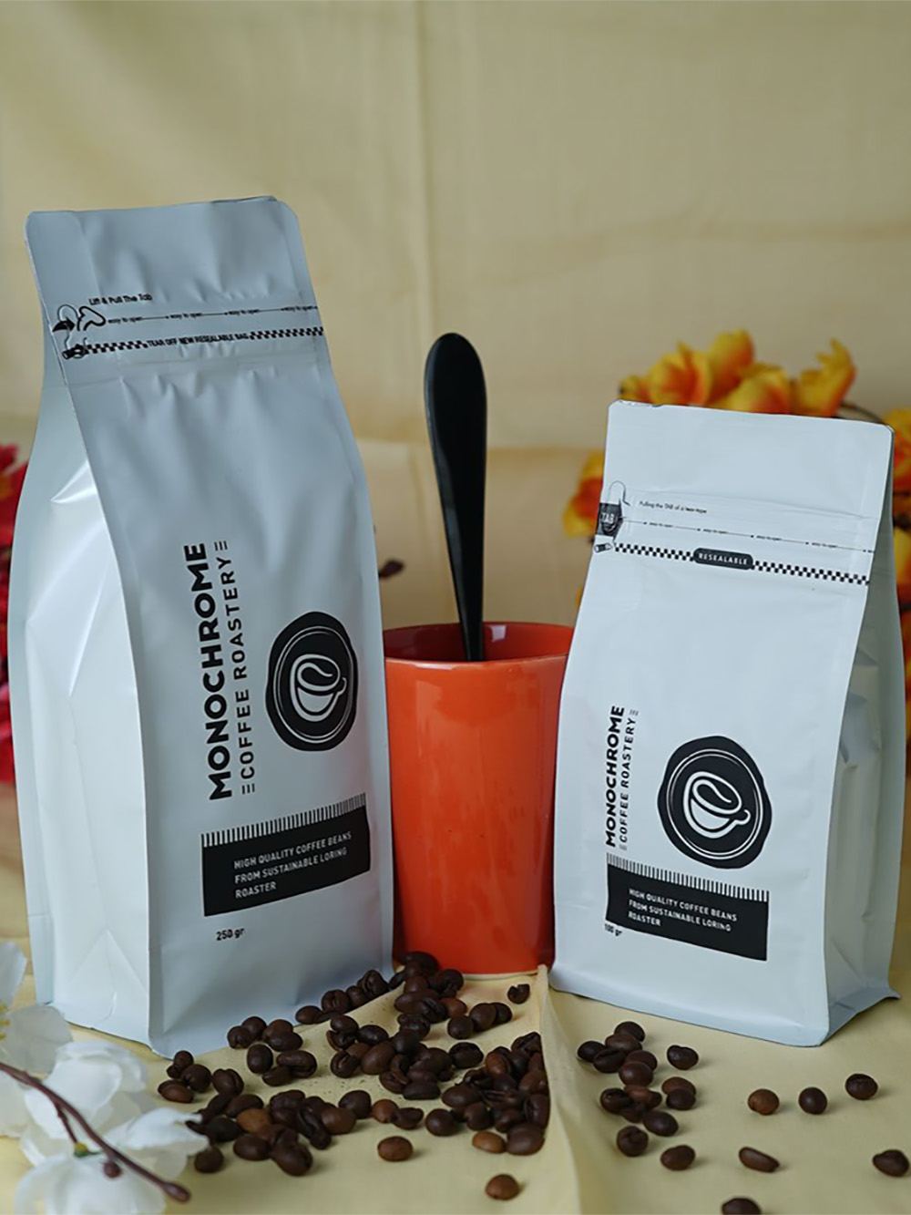 Quad Seal Coffee Bags gusset bags wholesale price