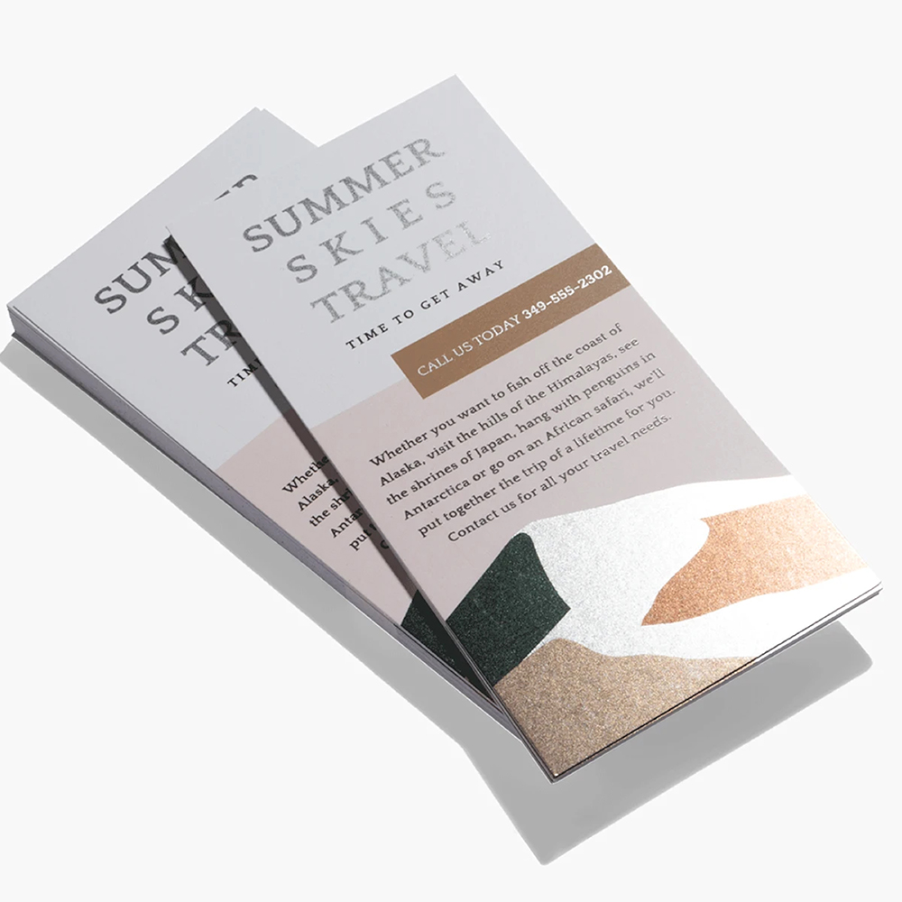 Rack cards Printing at wholesale