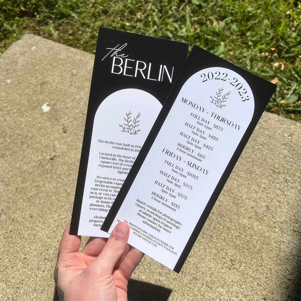 Rack cards Printing at wholesale