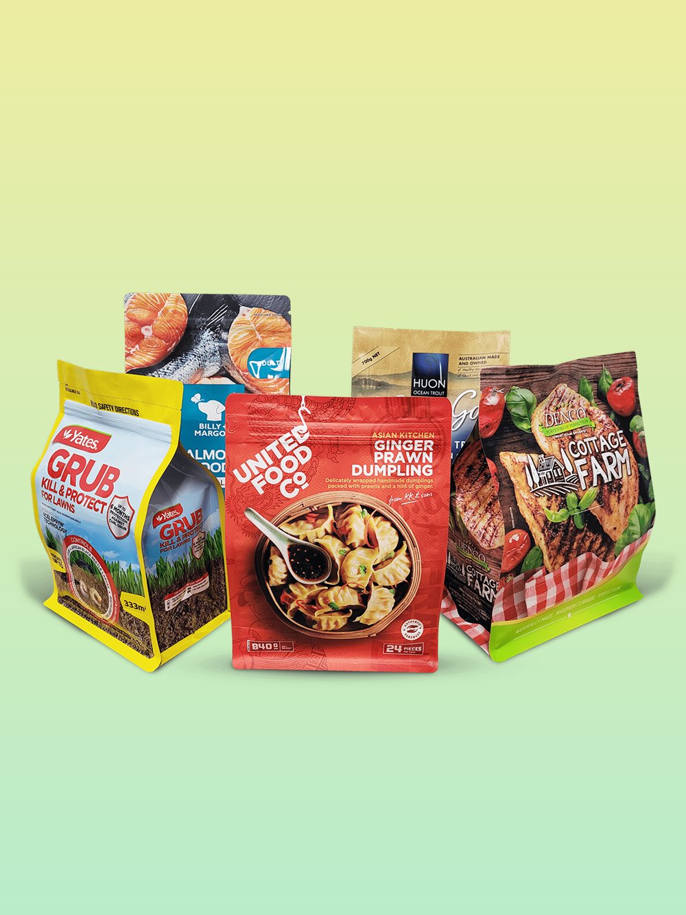Recyclable Flat Bottom Bags