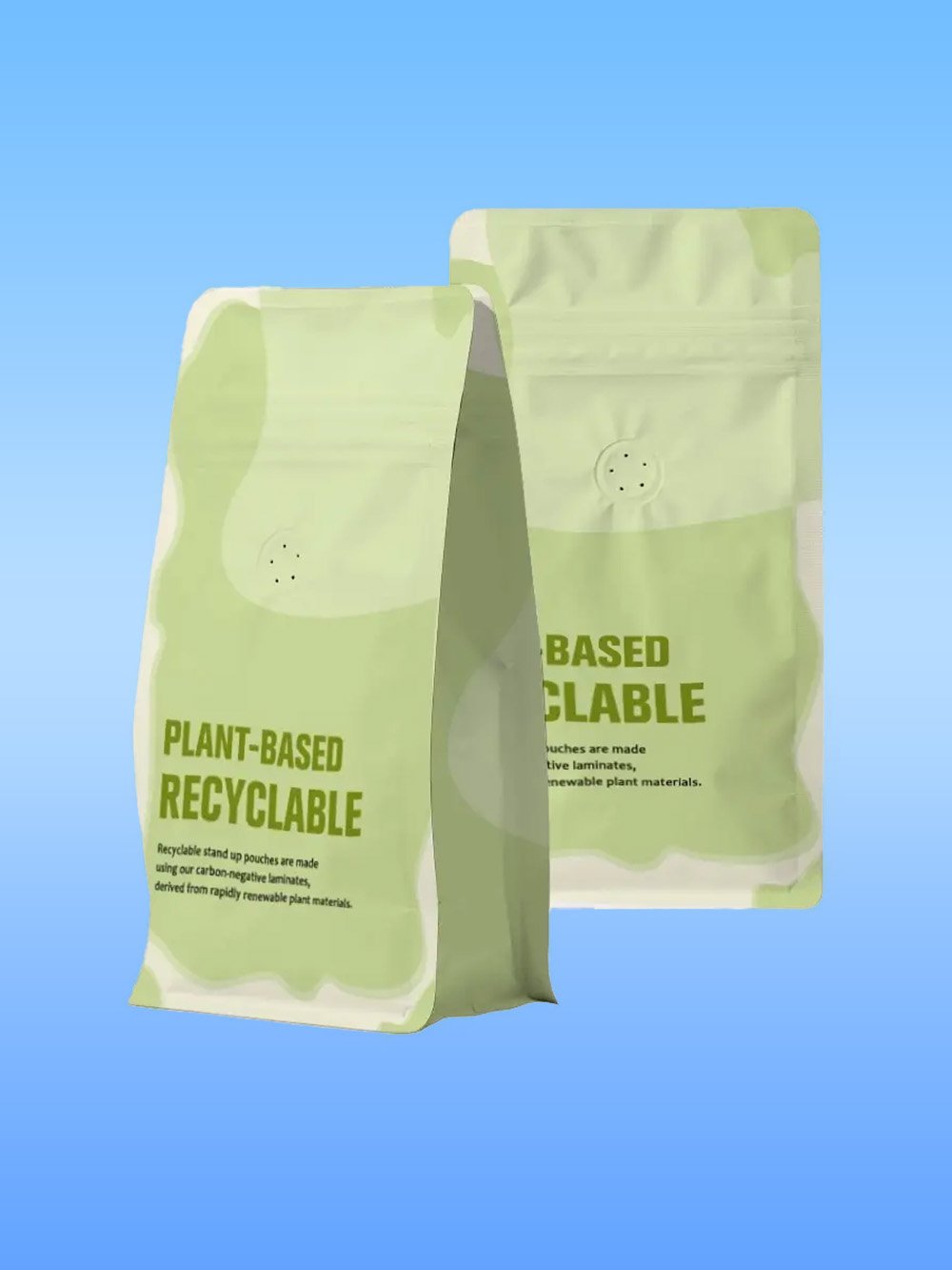 Recyclable Flat Bottom Bags