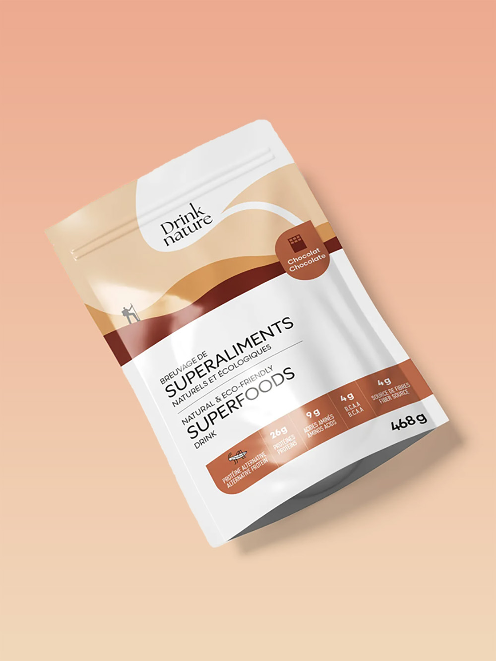 Recyclable Vitamin Packaging Bags Supplement Stand Up Pouches