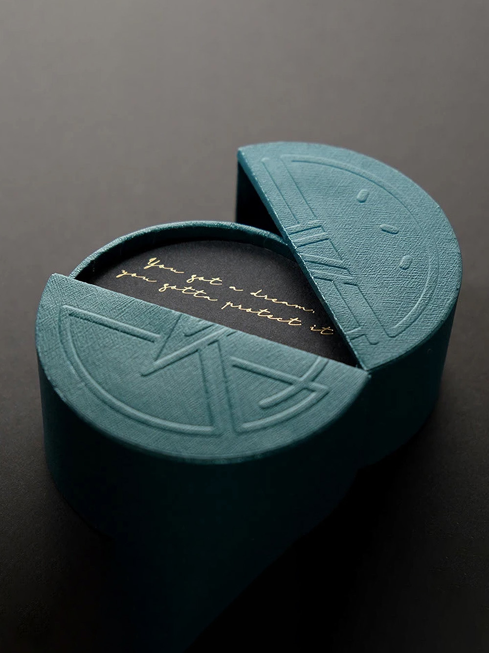 decorative round rigid box packaging