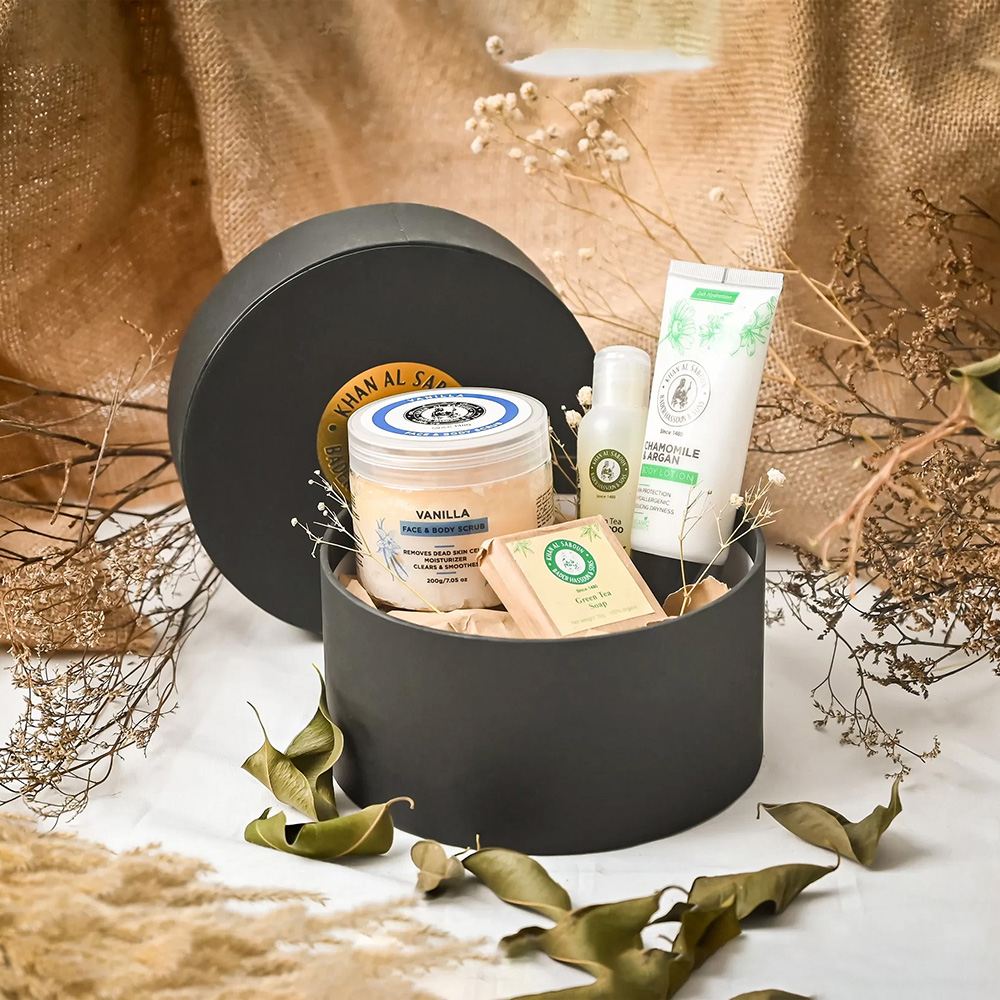 luxury round rigid box with lid