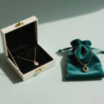 Custom satin lined rigid box with elegant interior finish